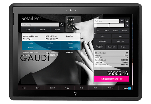 Prism POS Interface Running