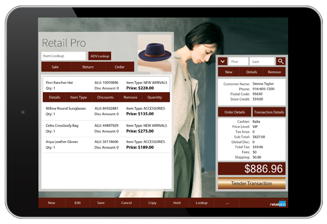 Prism POS Interface Running