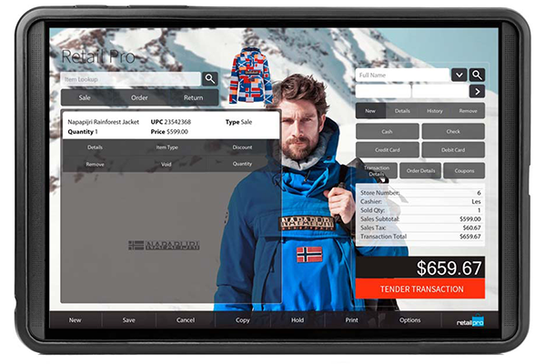 Prism POS Interface Running