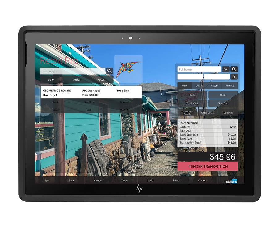 Prism POS Interface Running