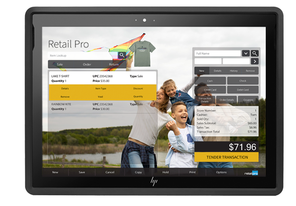 Prism POS Interface Running