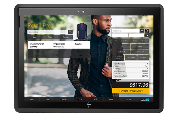 Prism POS Interface Running