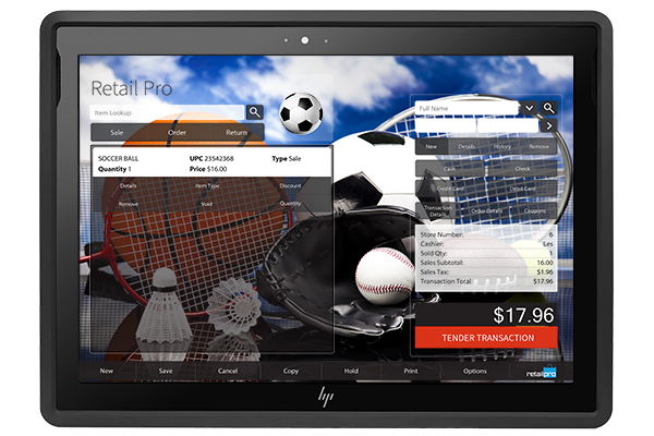 Prism POS Interface Running