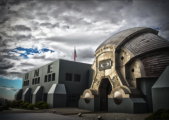 Oakley HQ Concrete Building view from outside