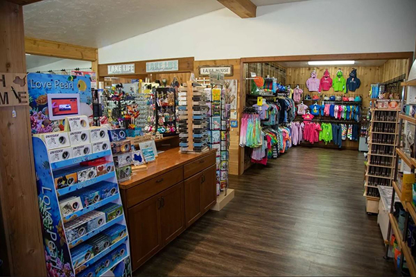 Inside Kelleys Island General Store