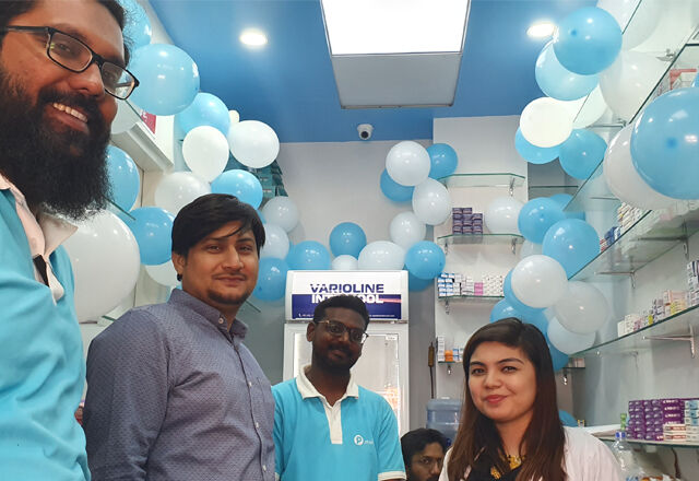 Meri Pharmacy team inside of store