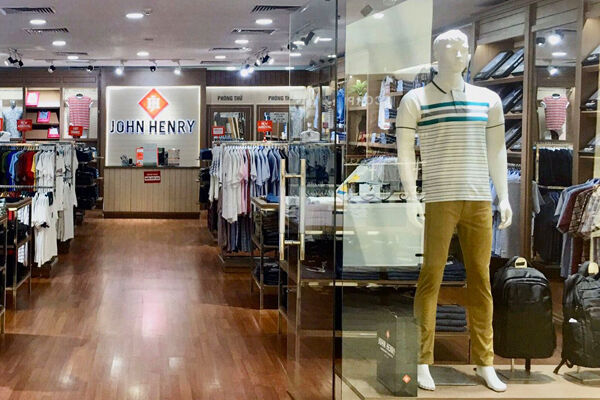 Inside of a John Henry store