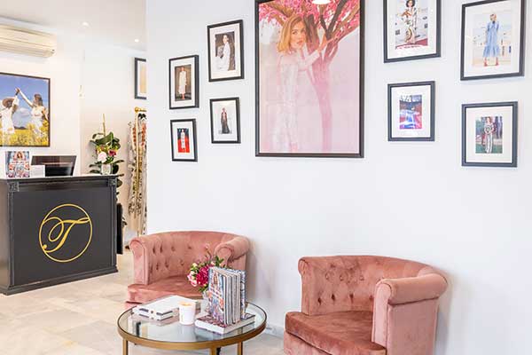 Inside a Temperley London store